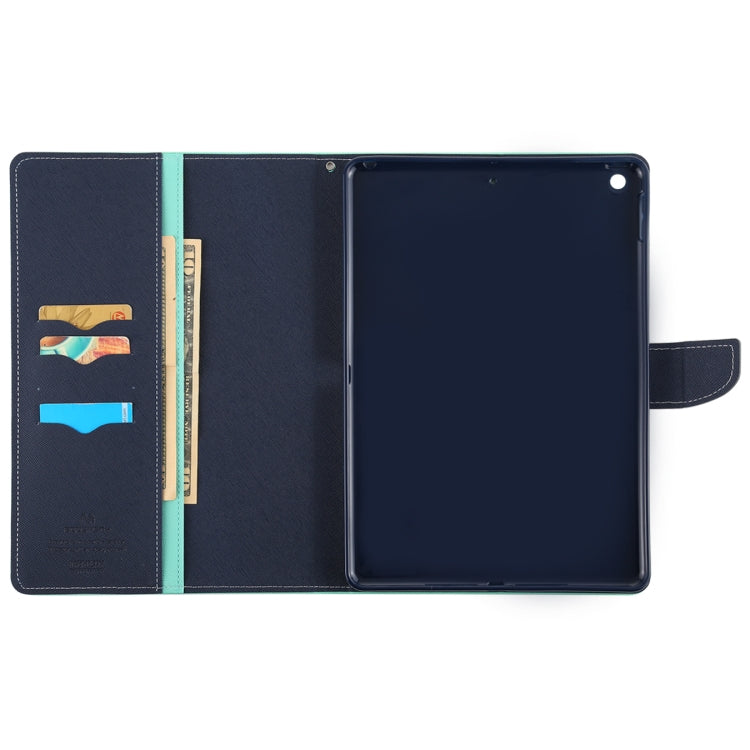 For iPad 10.2 GOOSPERY FANCY DIARY Cross Texture Leather Case with Card Slot & Holder & Wallet