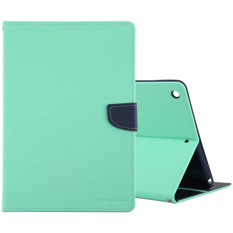 For iPad 10.2 GOOSPERY FANCY DIARY Cross Texture Leather Case with Card Slot & Holder & Wallet