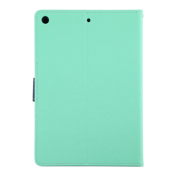 For iPad 10.2 GOOSPERY FANCY DIARY Cross Texture Leather Case with Card Slot & Holder & Wallet
