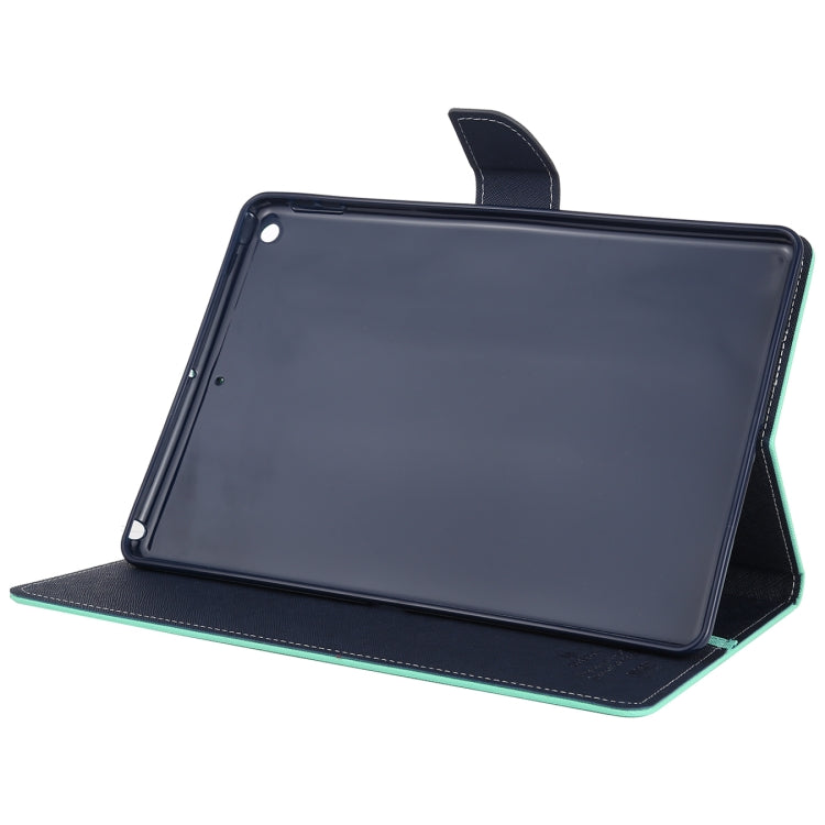 For iPad 10.2 GOOSPERY FANCY DIARY Cross Texture Leather Case with Card Slot & Holder & Wallet