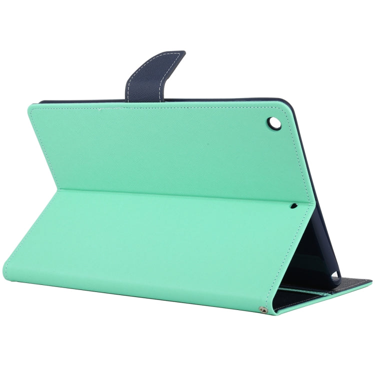 For iPad 10.2 GOOSPERY FANCY DIARY Cross Texture Leather Case with Card Slot & Holder & Wallet