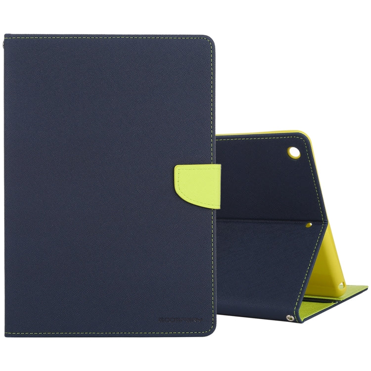 For iPad 10.2 GOOSPERY FANCY DIARY Cross Texture Leather Case with Card Slot & Holder & Wallet