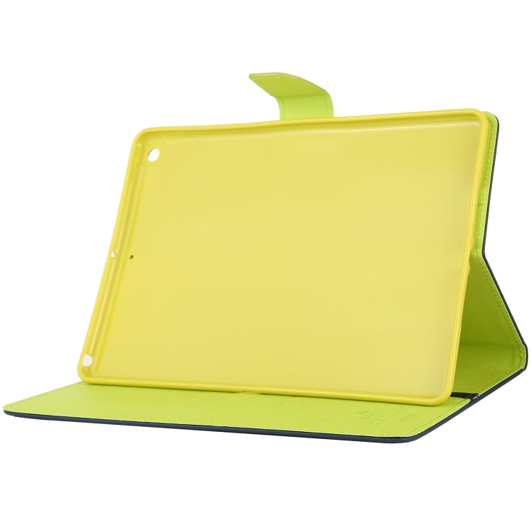 For iPad 10.2 GOOSPERY FANCY DIARY Cross Texture Leather Case with Card Slot & Holder & Wallet