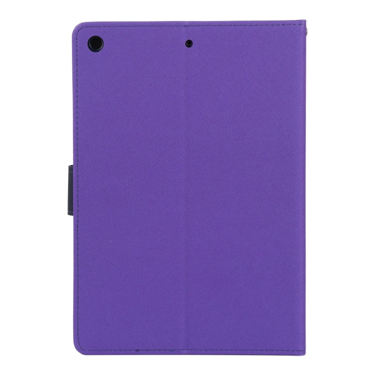 For iPad 10.2 GOOSPERY FANCY DIARY Cross Texture Leather Case with Card Slot & Holder & Wallet