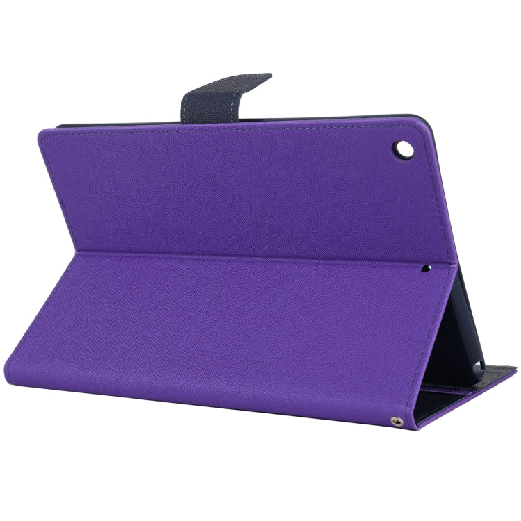 For iPad 10.2 GOOSPERY FANCY DIARY Cross Texture Leather Case with Card Slot & Holder & Wallet