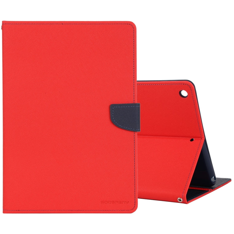 For iPad 10.2 GOOSPERY FANCY DIARY Cross Texture Leather Case with Card Slot & Holder & Wallet