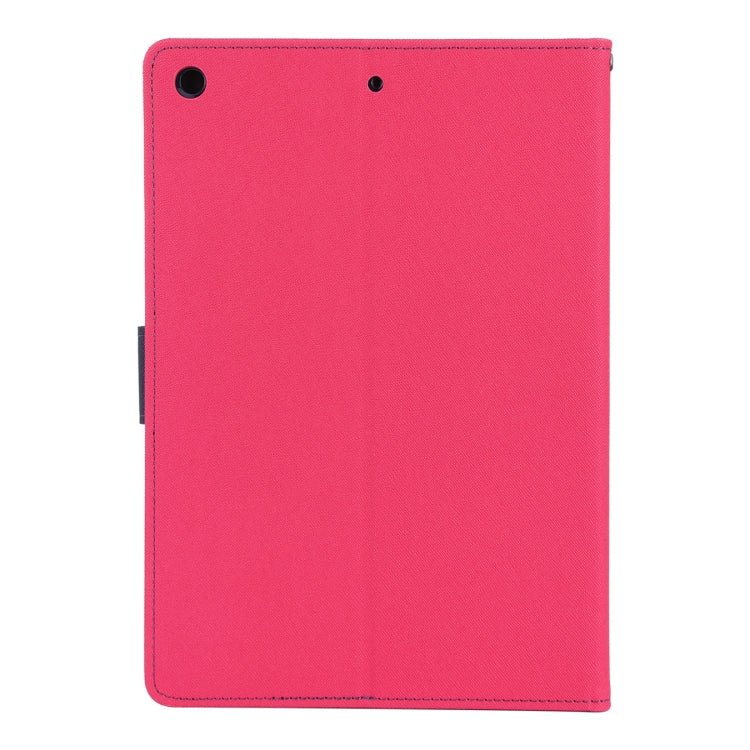 For iPad 10.2 GOOSPERY FANCY DIARY Cross Texture Leather Case with Card Slot & Holder & Wallet
