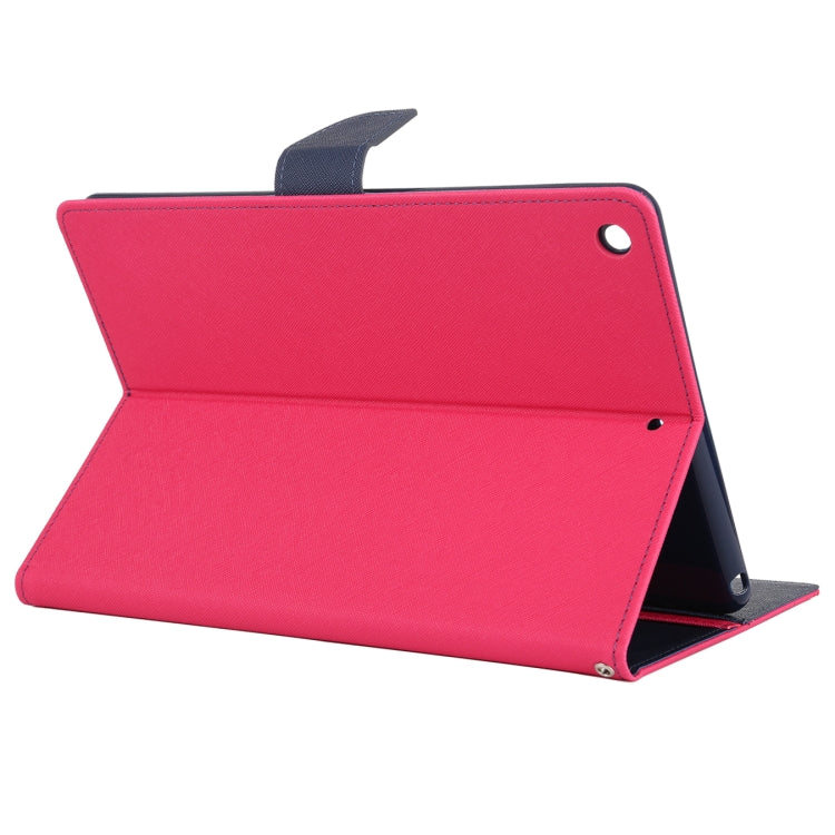 For iPad 10.2 GOOSPERY FANCY DIARY Cross Texture Leather Case with Card Slot & Holder & Wallet