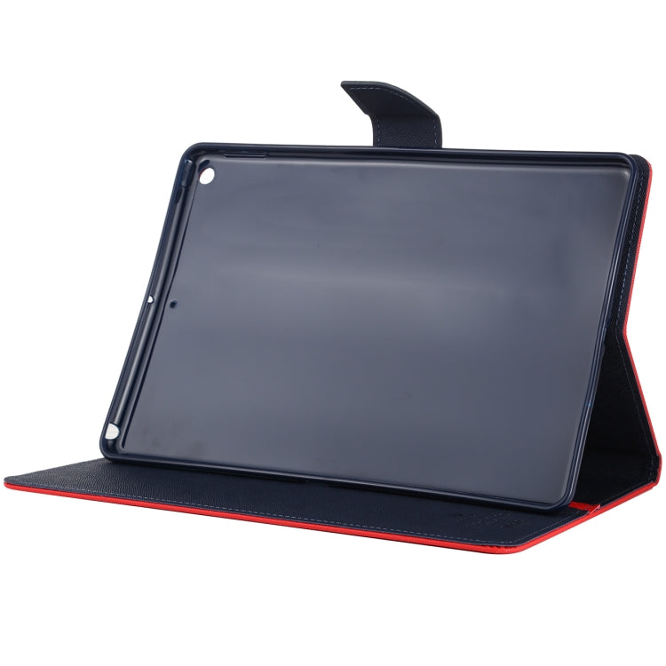 For iPad 10.2 GOOSPERY FANCY DIARY Cross Texture Leather Case with Card Slot & Holder & Wallet