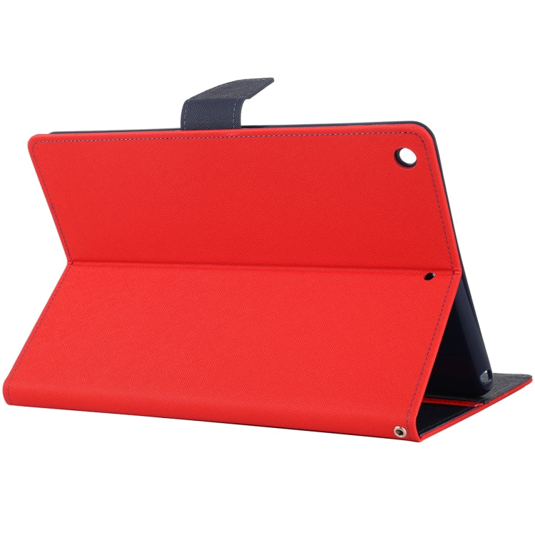 For iPad 10.2 GOOSPERY FANCY DIARY Cross Texture Leather Case with Card Slot & Holder & Wallet