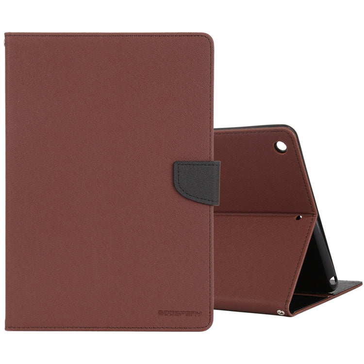 For iPad 10.2 GOOSPERY FANCY DIARY Cross Texture Leather Case with Card Slot & Holder & Wallet