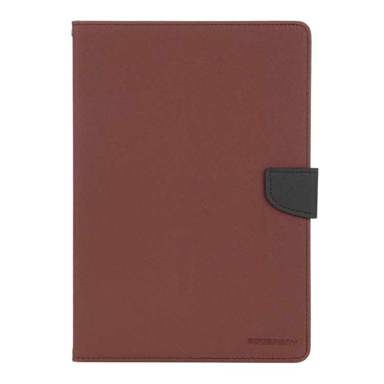 For iPad 10.2 GOOSPERY FANCY DIARY Cross Texture Leather Case with Card Slot & Holder & Wallet