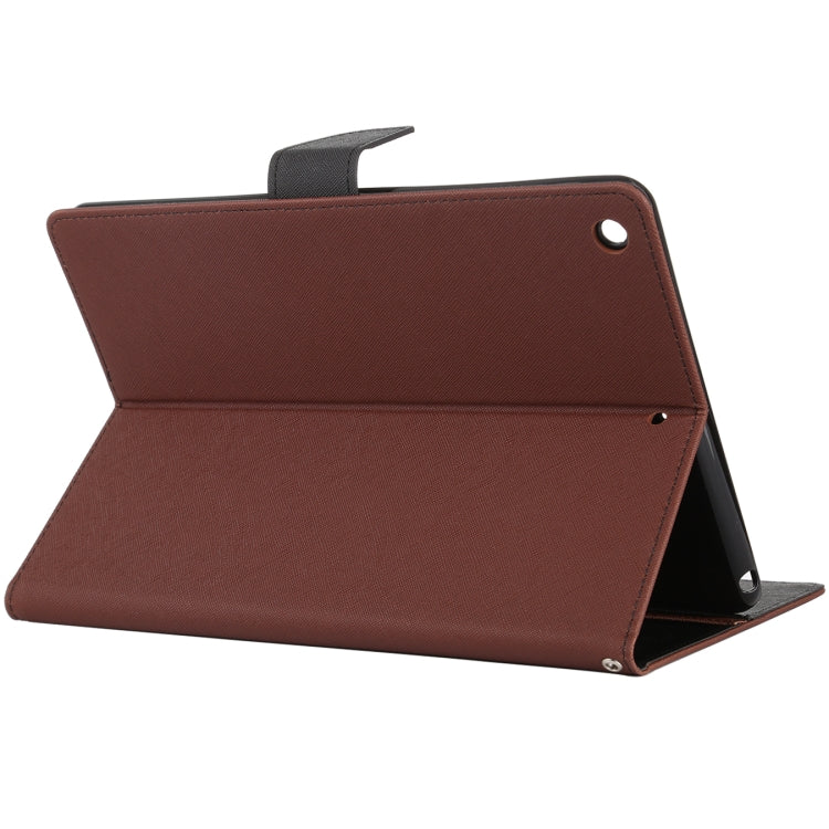 For iPad 10.2 GOOSPERY FANCY DIARY Cross Texture Leather Case with Card Slot & Holder & Wallet