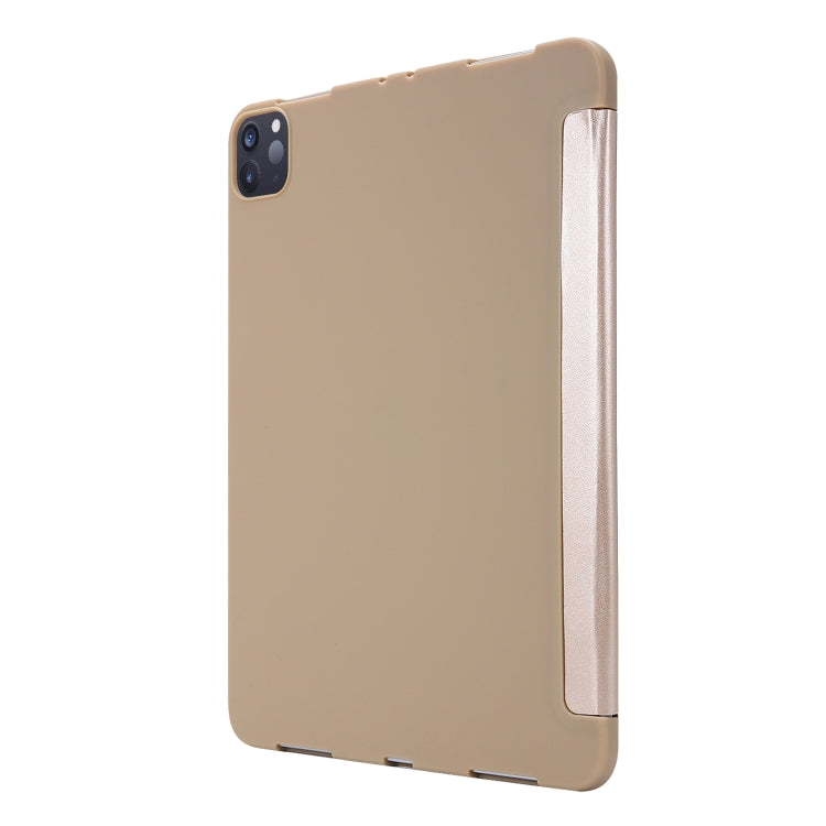 For iPad Pro 11 (2020) PC + PU Leather Tablet Case with Three-folding Holder