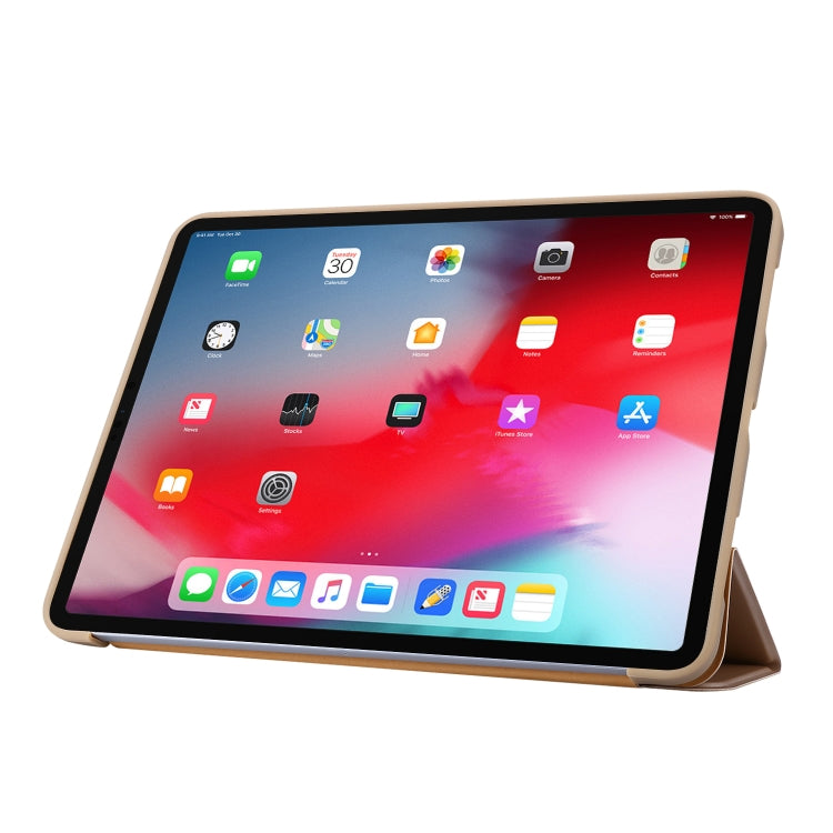 For iPad Pro 11 (2020) PC + PU Leather Tablet Case with Three-folding Holder