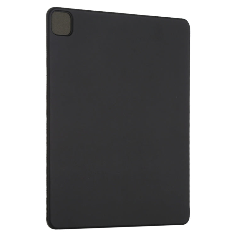 For iPad Pro 11 (2020) PC + PU Magnetic Leather Tablet Case with Three-folding Holder (Black)
