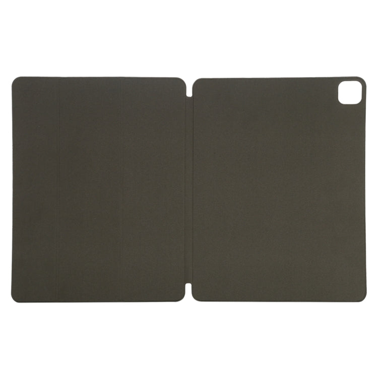 For iPad Pro 11 (2020) PC + PU Magnetic Leather Tablet Case with Three-folding Holder (Black)