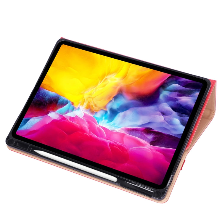 For iPad Pro 11 (2020) Retro Texture PU + TPU Horizontal Flip Leather Tablet Case with Holder & Card Slots & Hand Strap