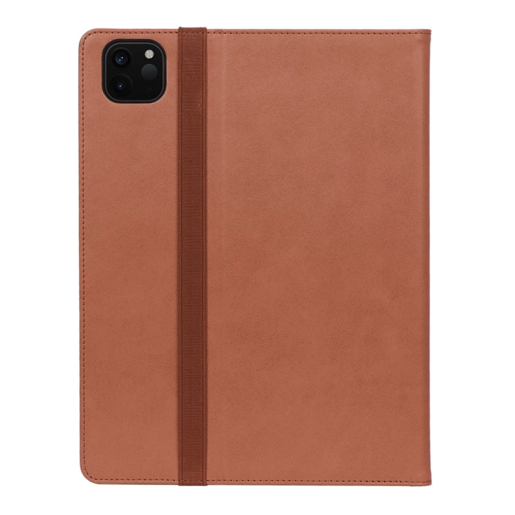 For iPad Pro 11 (2020) Retro Texture PU + TPU Horizontal Flip Leather Tablet Case with Holder & Card Slots & Hand Strap