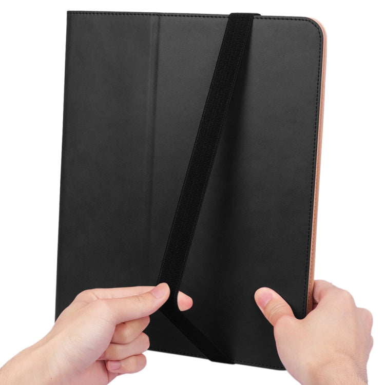 For iPad Pro 12.9 (2020) Retro Texture PU + TPU Horizontal Flip Leather Tablet Case with Holder & Card Slots & Hand Strap