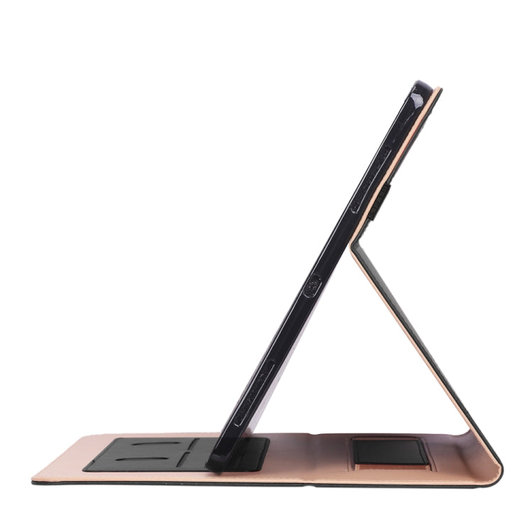 For iPad Pro 12.9 (2020) Retro Texture PU + TPU Horizontal Flip Leather Tablet Case with Holder & Card Slots & Hand Strap