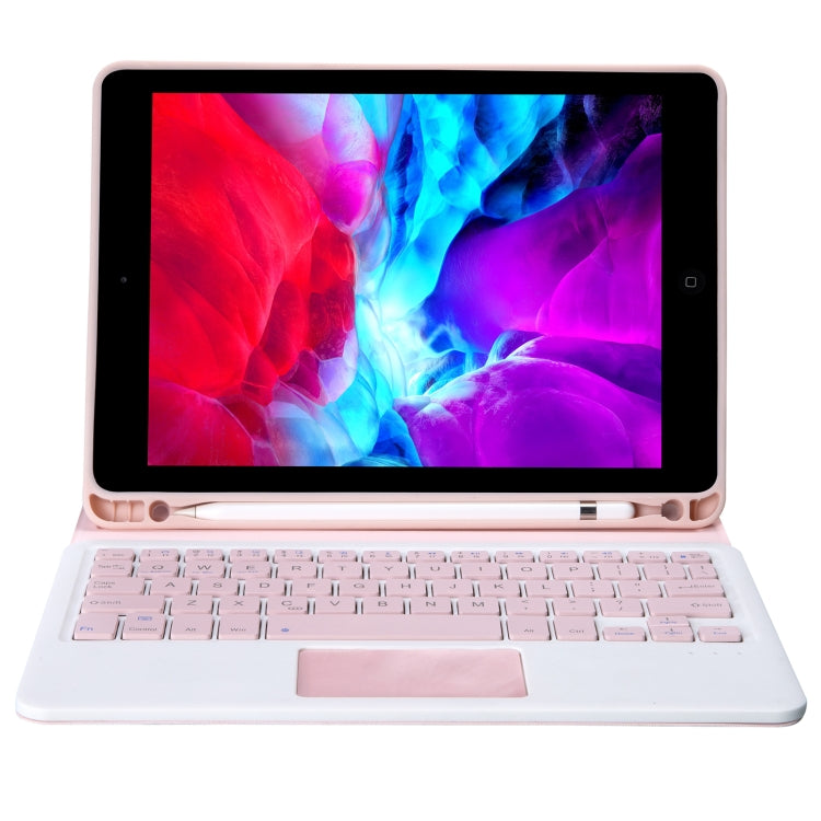 YT11B-A Detachable Candy Color Bluetooth Keyboard Leather Tablet Case with Touch Pad & Pen Slot & Holder for iPad Pro 11 inch 2021