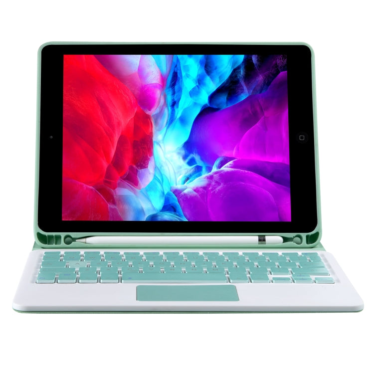 YT11B-A Detachable Candy Color Bluetooth Keyboard Leather Tablet Case with Touch Pad & Pen Slot & Holder for iPad Pro 11 inch 2021