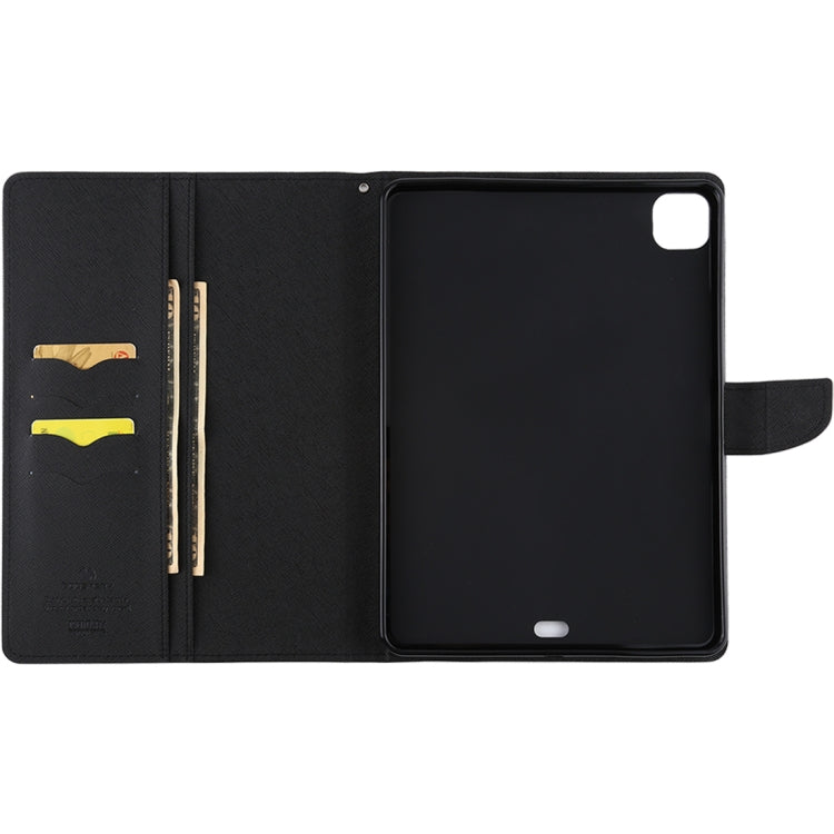For iPad Pro 11 2020 GOOSPERY FANCY DIARY Cross Texture Leather Tablet Case with Holder & Card slots & Wallet