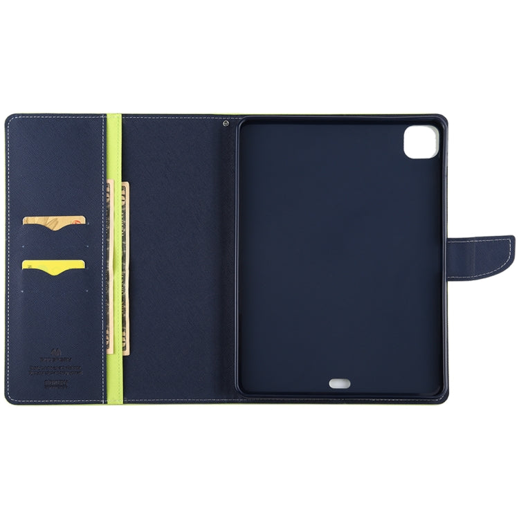 For iPad Pro 11 2020 GOOSPERY FANCY DIARY Cross Texture Leather Tablet Case with Holder & Card slots & Wallet