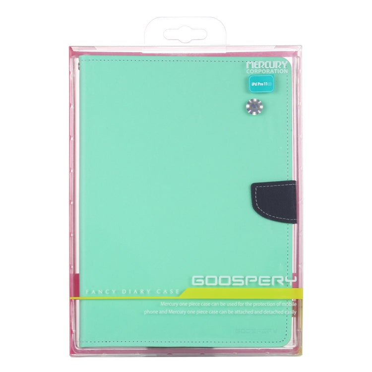 For iPad Pro 11 2020 GOOSPERY FANCY DIARY Cross Texture Leather Tablet Case with Holder & Card slots & Wallet