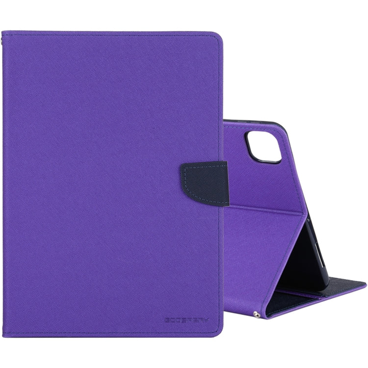 For iPad Pro 11 2020 GOOSPERY FANCY DIARY Cross Texture Leather Tablet Case with Holder & Card slots & Wallet