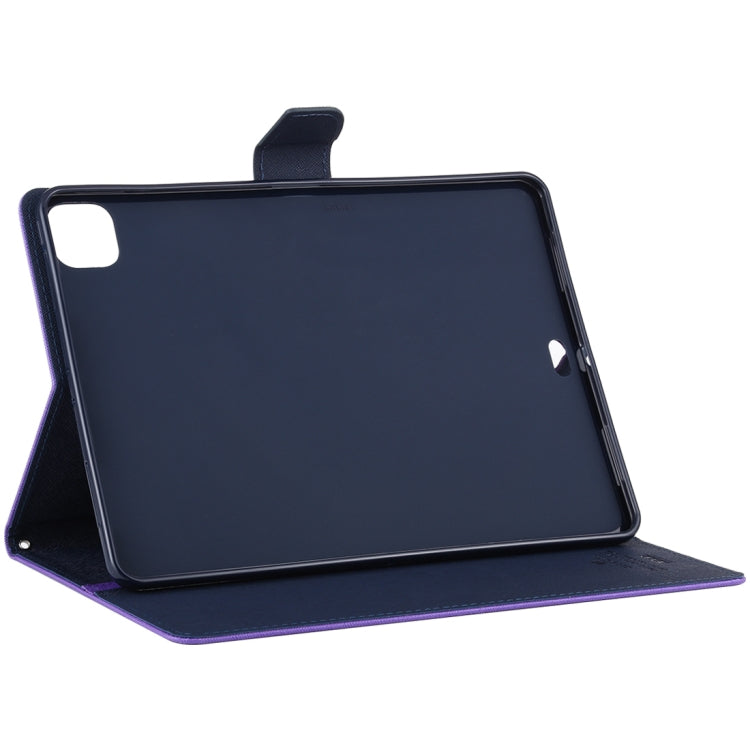 For iPad Pro 11 2020 GOOSPERY FANCY DIARY Cross Texture Leather Tablet Case with Holder & Card slots & Wallet