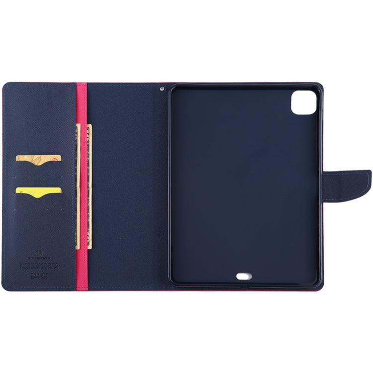 For iPad Pro 11 2020 GOOSPERY FANCY DIARY Cross Texture Leather Tablet Case with Holder & Card slots & Wallet