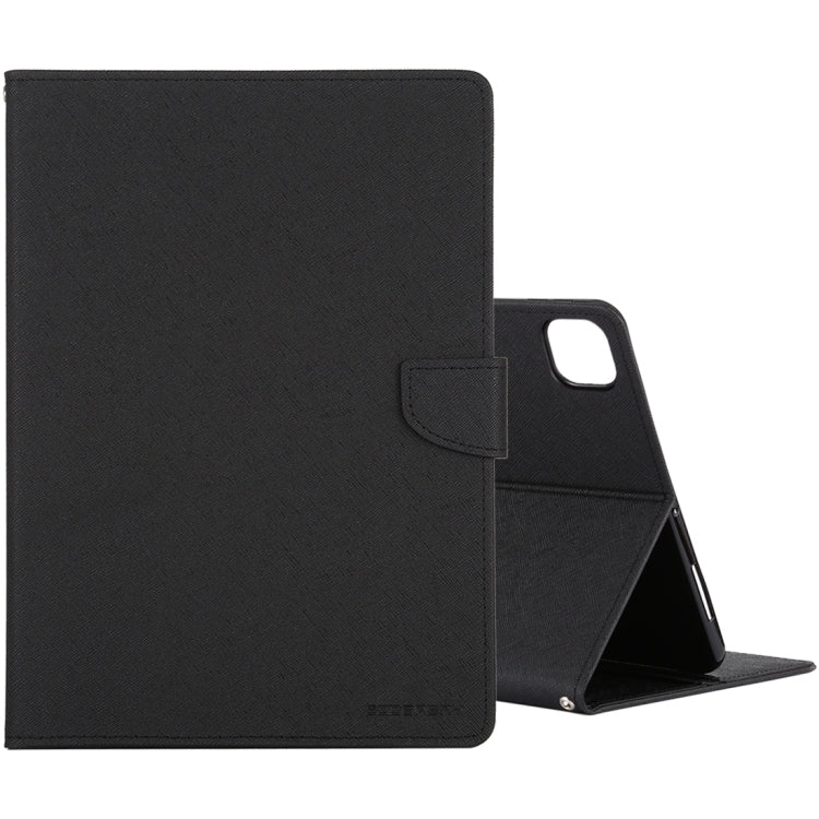 For iPad Pro 12.9 2020 GOOSPERY FANCY DIARY Cross Texture Leather Tablet Case with Holder & Card slots & Wallet