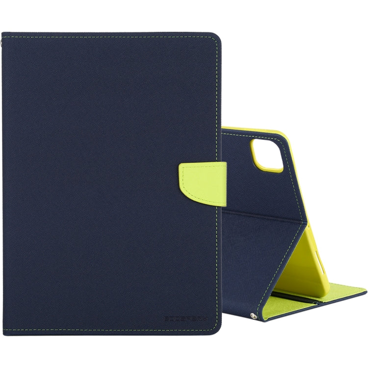 For iPad Pro 12.9 2020 GOOSPERY FANCY DIARY Cross Texture Leather Tablet Case with Holder & Card slots & Wallet