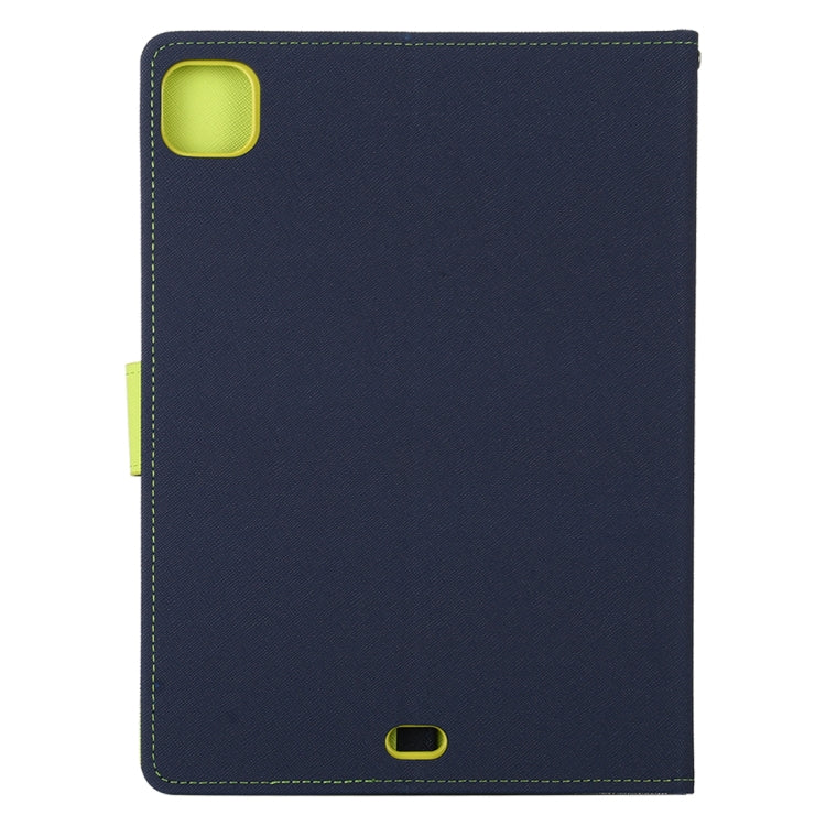 For iPad Pro 12.9 2020 GOOSPERY FANCY DIARY Cross Texture Leather Tablet Case with Holder & Card slots & Wallet