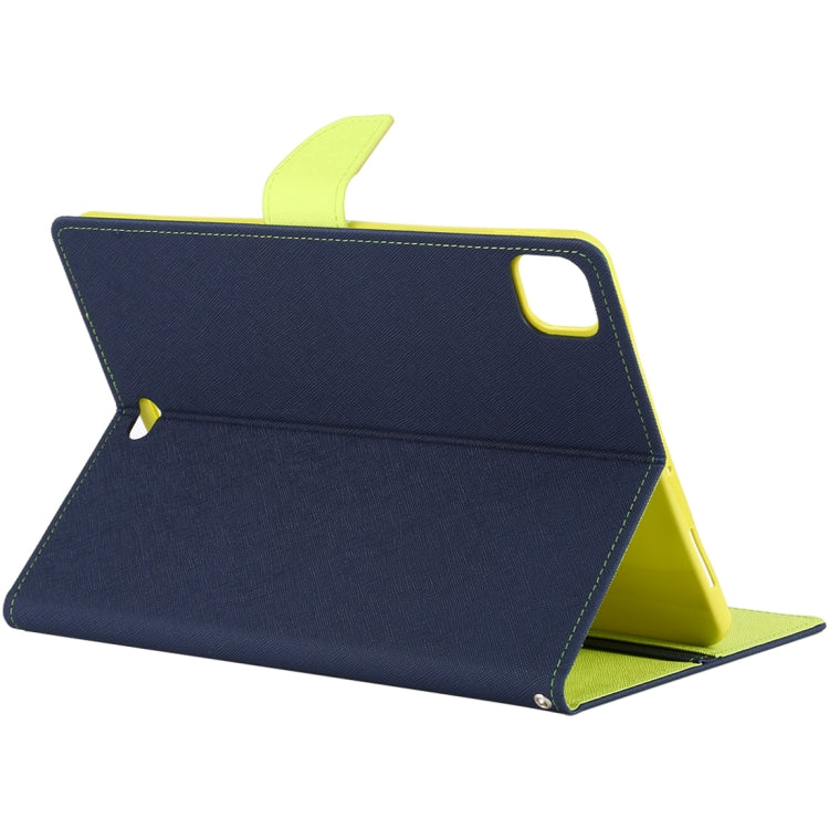 For iPad Pro 12.9 2020 GOOSPERY FANCY DIARY Cross Texture Leather Tablet Case with Holder & Card slots & Wallet
