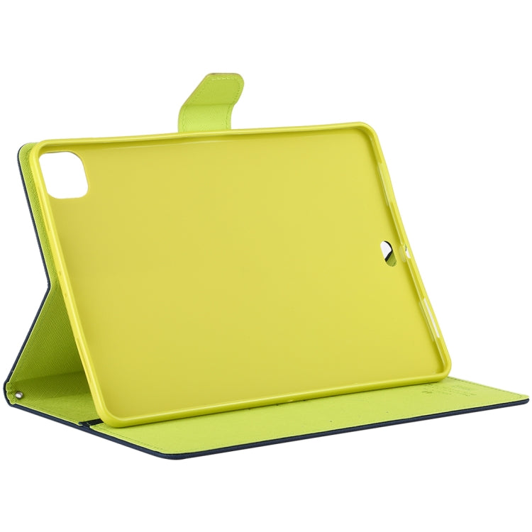 For iPad Pro 12.9 2020 GOOSPERY FANCY DIARY Cross Texture Leather Tablet Case with Holder & Card slots & Wallet