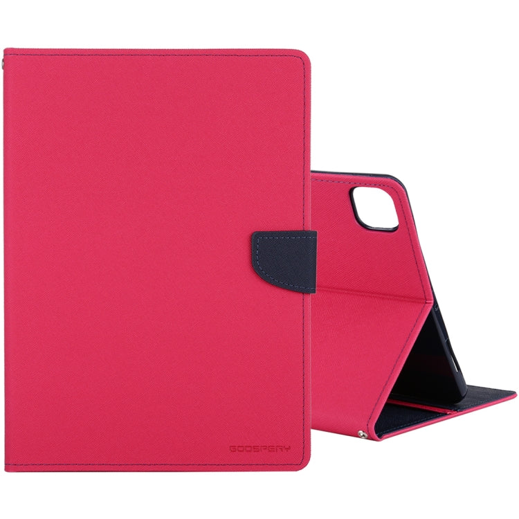 For iPad Pro 12.9 2020 GOOSPERY FANCY DIARY Cross Texture Leather Tablet Case with Holder & Card slots & Wallet