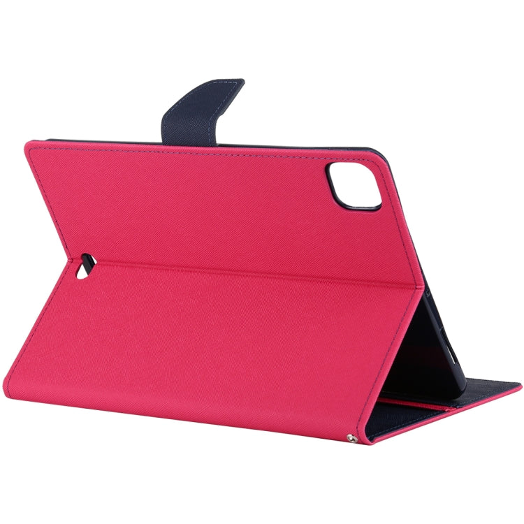 For iPad Pro 12.9 2020 GOOSPERY FANCY DIARY Cross Texture Leather Tablet Case with Holder & Card slots & Wallet