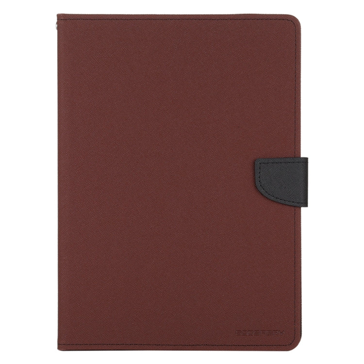 For iPad Pro 12.9 2020 GOOSPERY FANCY DIARY Cross Texture Leather Tablet Case with Holder & Card slots & Wallet