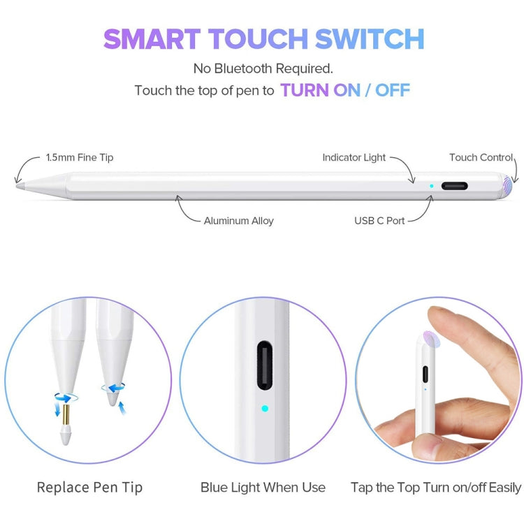 Anti-mistouch Magnetic Active Capacitive Stylus Pen