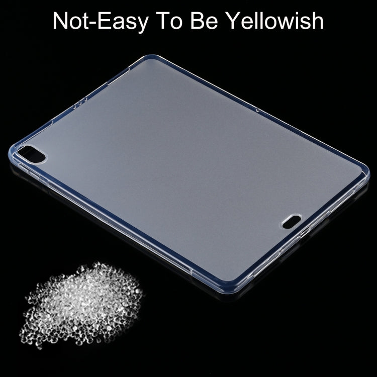 For iPad Air 2022 / 2020 10.9 / iPad Pro 11 inch 2018 0.75mm Dropproof Outside Glossy Inside Frosted TPU Case