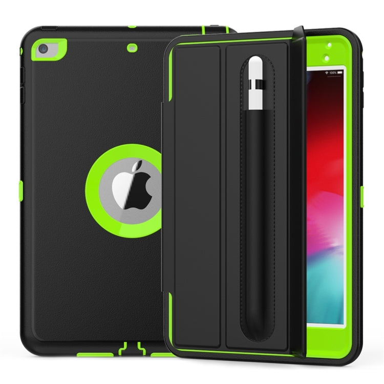 Magnetic Horizontal Flip Protective Case for iPad Mini 2019 / Mini 4, with Three-folding Holder & Sleep / Wake-up Function & Pen Slots