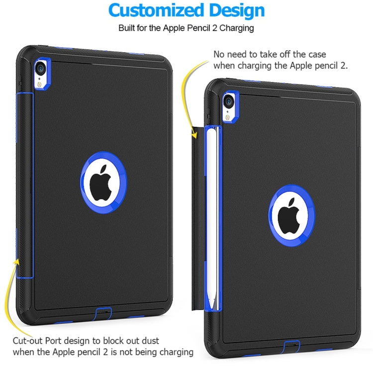 Magnetic Horizontal Flip Protective Case for iPad Pro 11 inch (2018), with Three-folding Holder & Sleep / Wake-up Function & Pen Slots