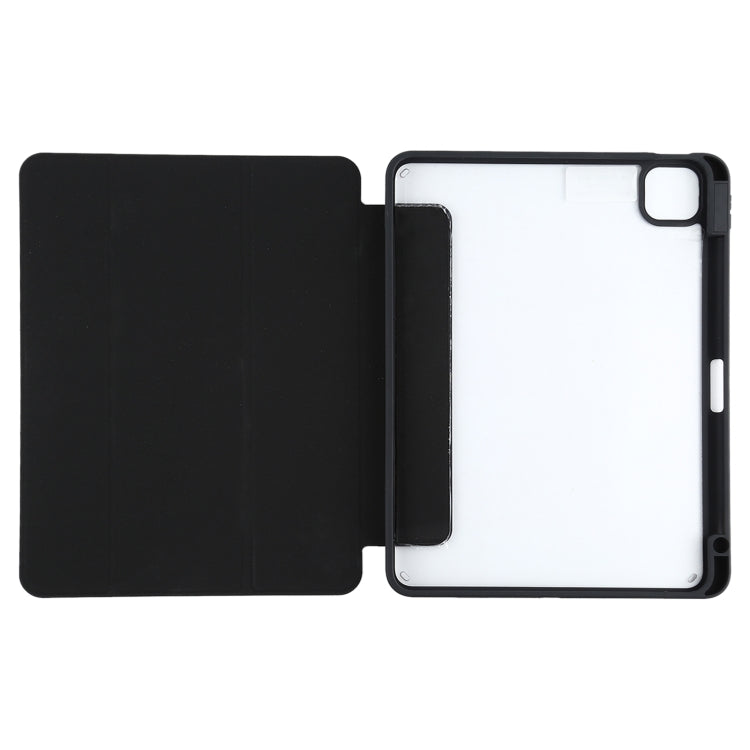 Silicone Magnetic Splitting Horizontal Flip Leather Case with Holder & Pen Slot & Sleep / Wake-up Function for iPad Air (2020) 10.9 inch
