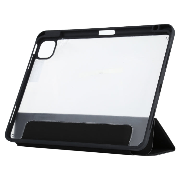 Silicone Magnetic Splitting Horizontal Flip Leather Case with Holder & Pen Slot & Sleep / Wake-up Function for iPad Air (2020) 10.9 inch