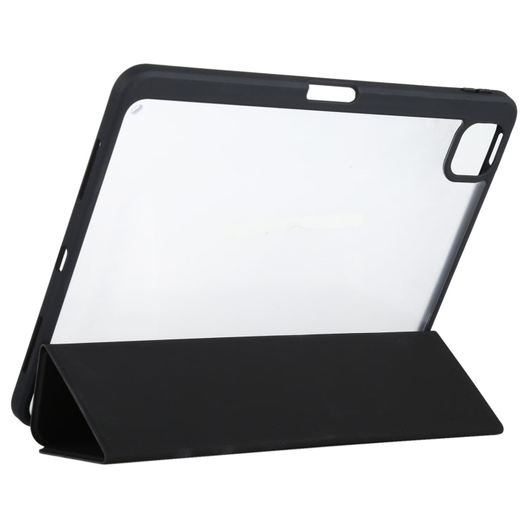 Silicone Magnetic Splitting Horizontal Flip Leather Case with Holder & Pen Slot & Sleep / Wake-up Function for iPad Air (2020) 10.9 inch