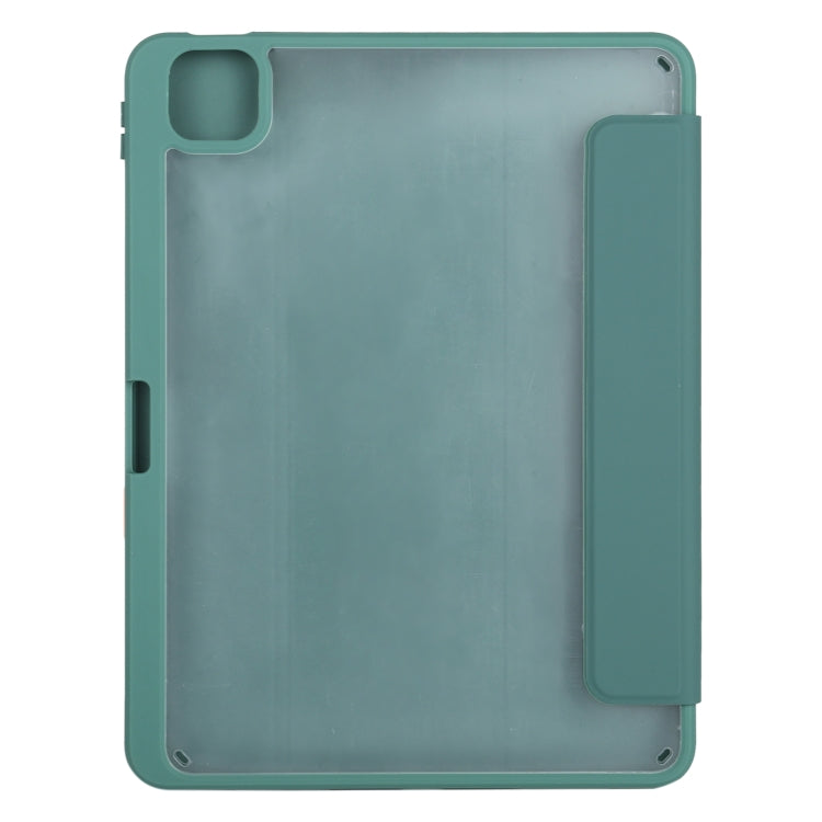 Silicone Magnetic Splitting Horizontal Flip Leather Case with Holder & Pen Slot & Sleep / Wake-up Function for iPad Air (2020) 10.9 inch