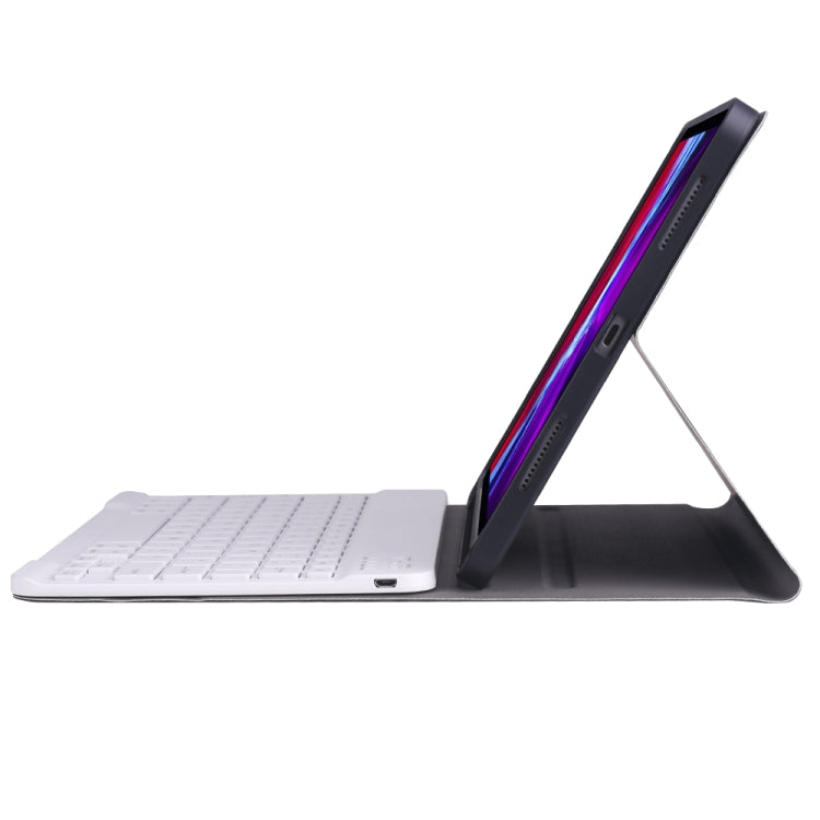 A11B Bluetooth 3.0 Ultra-thin ABS Detachable Bluetooth Keyboard Leather Tablet Case with Holder & Pen Slot for iPad Pro 11 inch 2021